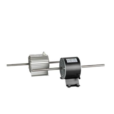 1hp มอเตอร์พัดลมเพลาคู่ 750W สามเฟส 800-1300rpm มอเตอร์พัดลมคอนเดนเซอร์เชิงพาณิชย์