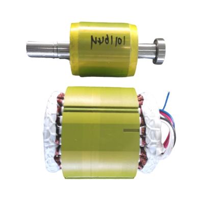 250W 370W 550W 119W สเตเตอร์มอเตอร์ AC ขนาดเล็กเฟสเดียวและโรเตอร์สำหรับวาล์วไฟฟ้า