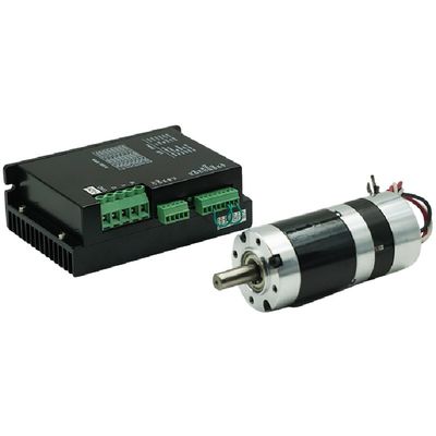 56JBX DC24v 20-100W มอเตอร์เกียร์ไร้แปรงถ่านพร้อมกล่องเกียร์ดาวเคราะห์สำหรับอุปกรณ์ควบคุมความแม่นยำ