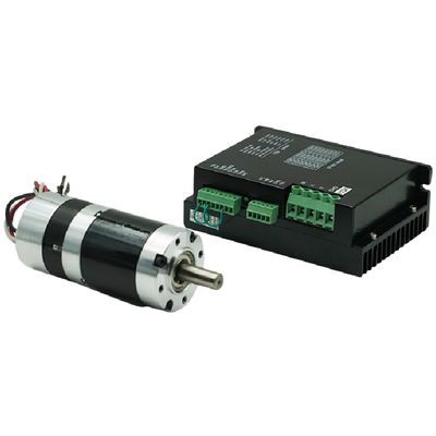 56JBX DC24v 20-100W มอเตอร์เกียร์ไร้แปรงถ่านพร้อมกล่องเกียร์ดาวเคราะห์สำหรับอุปกรณ์ควบคุมความแม่นยำ