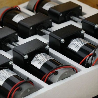 มอเตอร์เกียร์ขนาดเล็ก 70jb เสียงรบกวนต่ำ 24-48V สำหรับการส่งสัญญาณโลจิสติกส์
