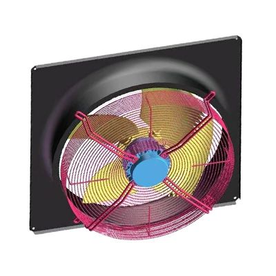 380v Industrial Exhaust Fan 3 Phase 700mm Axial For Air Cooled Module Units