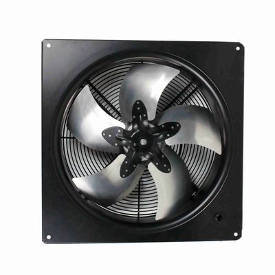 พัดลมไหลตามแนวแกนอุตสาหกรรม 50hz 3 เฟส 380V 750 มม. สำหรับหน่วยสกรูระบายความร้อนด้วยอากาศ AC กลาง