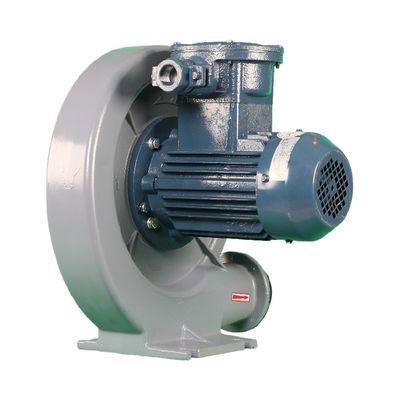 เงิน / สีเทา Centrifugal Blower Fan 1000-3000RPM สําหรับการเจาะและการจัดส่งอากาศ