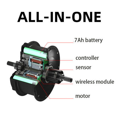 AC Brushless DC Motor 100W-500W Torque Sensing พับได้ จักรยานฮับมอเตอร์